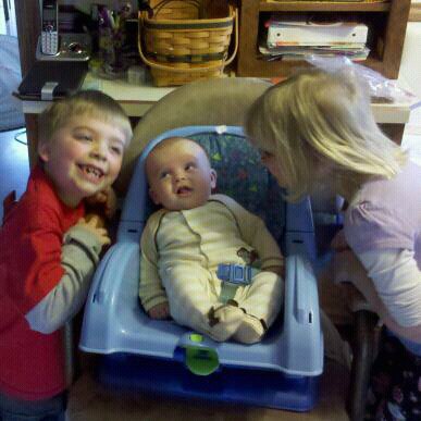 Grandkids First Time Meeting